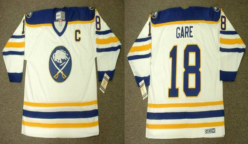 2019 Men Buffalo Sabres 18 Gare white CCM NHL jerseys